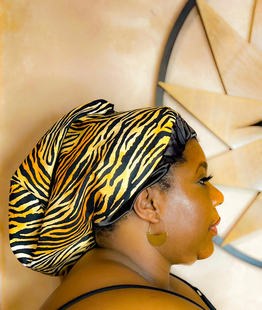 Tiger Stripes Braid Bonnet