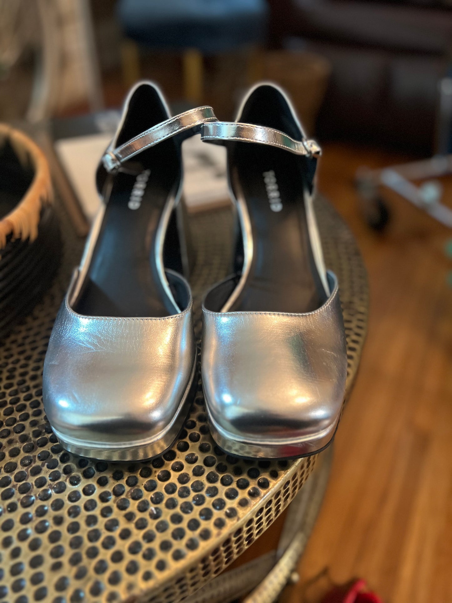 Silver Platform Heels (WW)