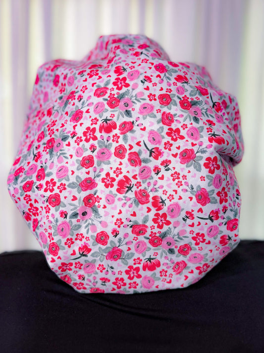 Pink Floral Bonnet