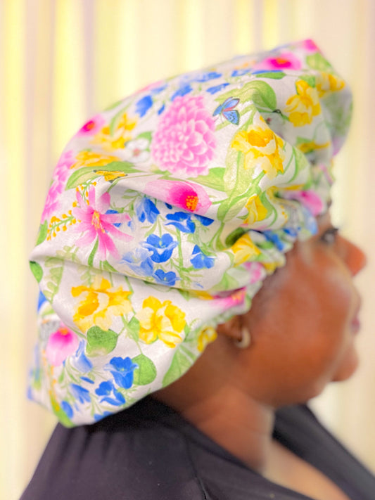 Springtime Floral Bonnet