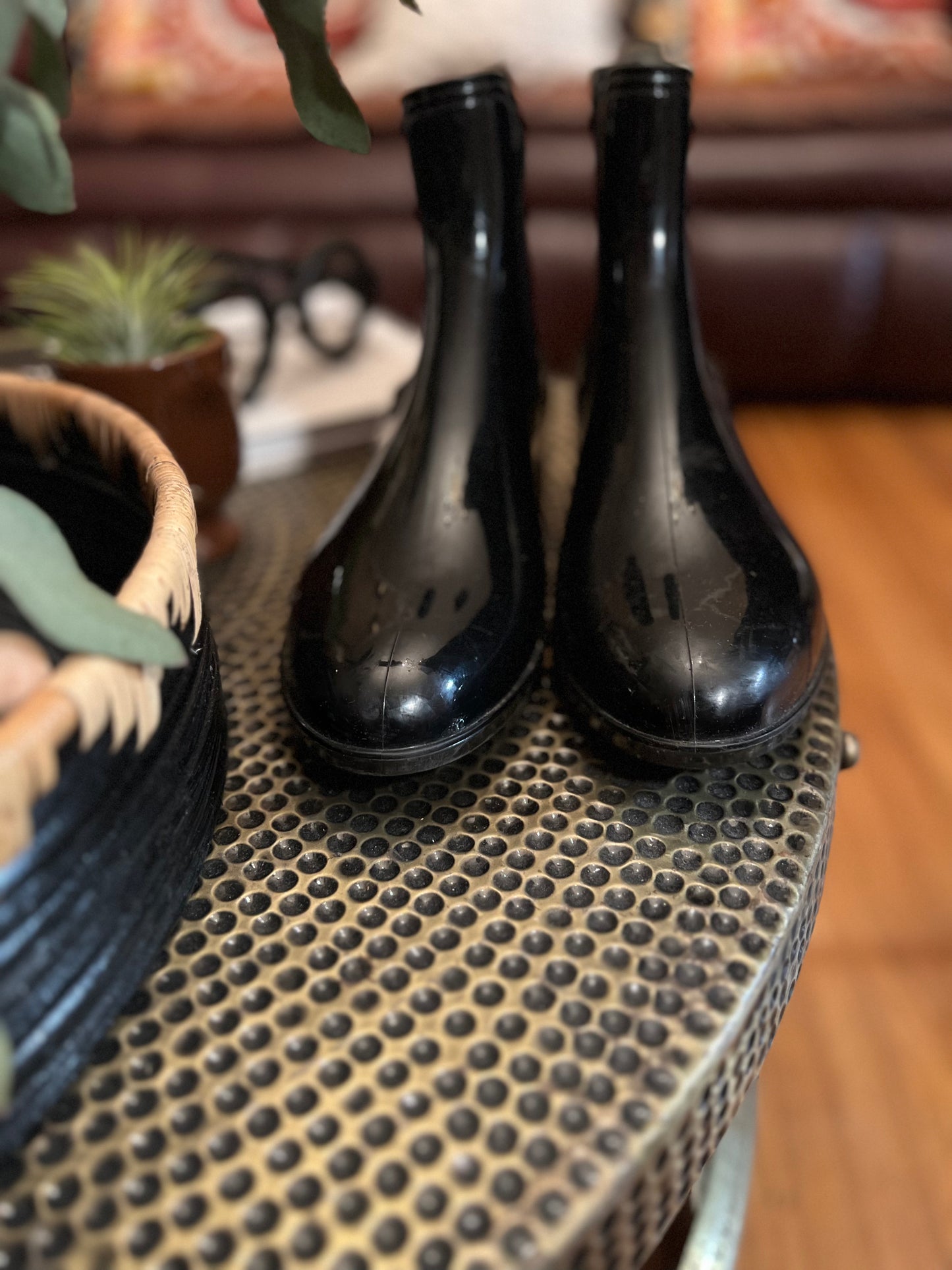 Black Rain Boots