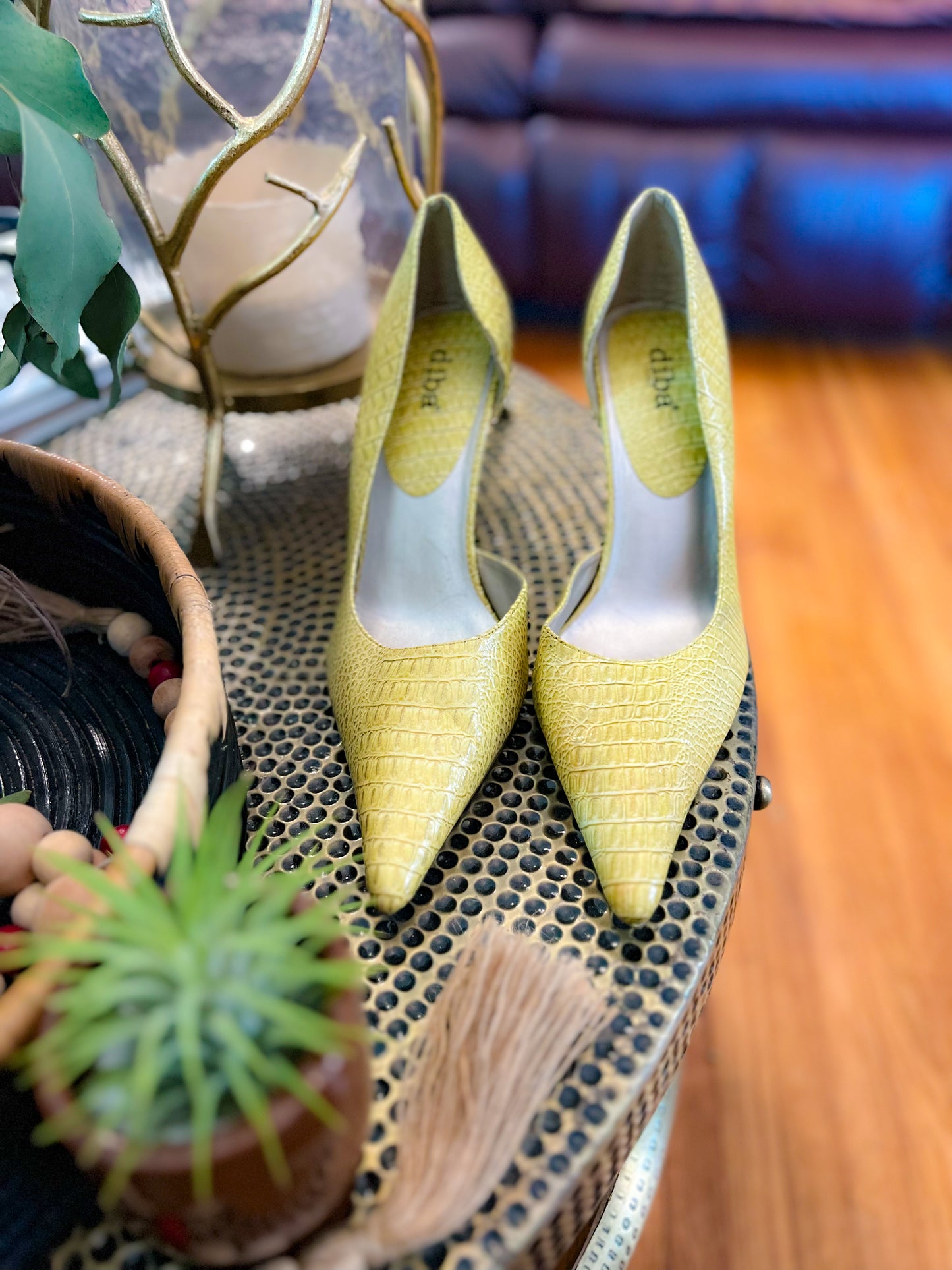 Snake Print Pointy Heel