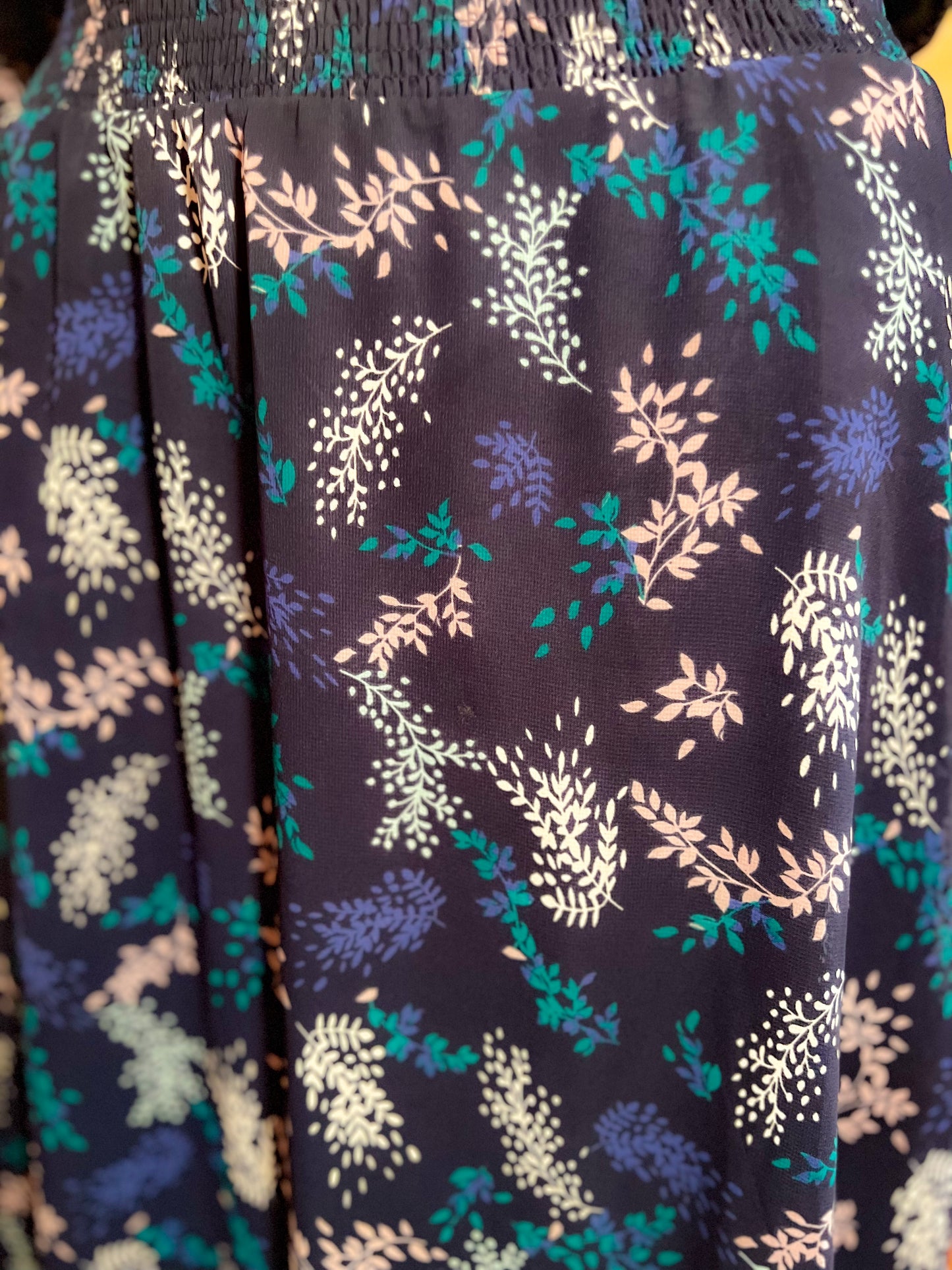 Blue floral print dress (NEVER WORN)